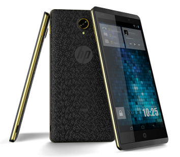 Render of the HP Slate 6 Voice Tab - HP&#039;s new phablets will both offer 5MP rear facing cameras and will launch in India