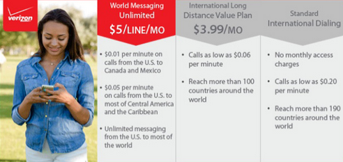 Send unlimited international texts for free with Verizon&#039;s new plan - Verizon announces World Messaging Unlimited with free unlimited texts and discounted calls