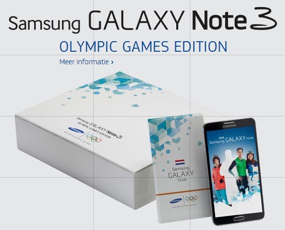 Samsung Galaxy Note 3 Olympic Games Edition revealed