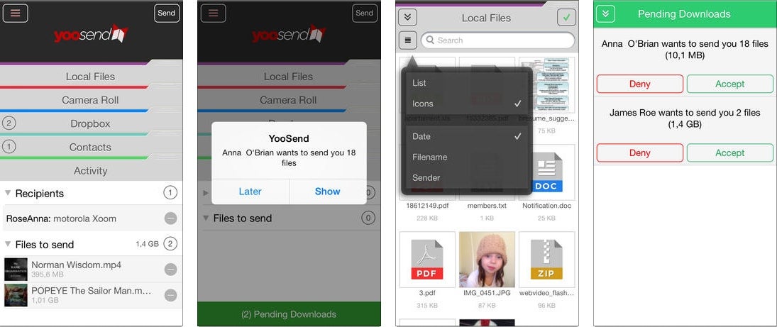 yooSEND 1.0 for iOS wants to replace BUMP for your file-sending needs wip