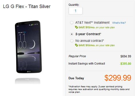 Pre-order the LG G Flex from AT&amp;amp;T - AT&amp;T starts accepting pre-orders for the LG G Flex; curvy phone to ship February 4th