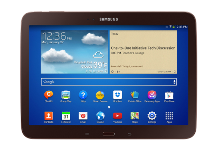 Samsung will be offering a new tablet next year, aimed at students - New Samsung tablet made for the classroom, will be in students' hands next school year