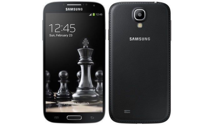 Samsung announces new 'Black Edition' of the Galaxy S4 and Galaxy S4 mini with faux-leather backs