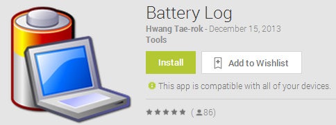 The Battery Log application - How to find out how long your Android smartphone really lasts