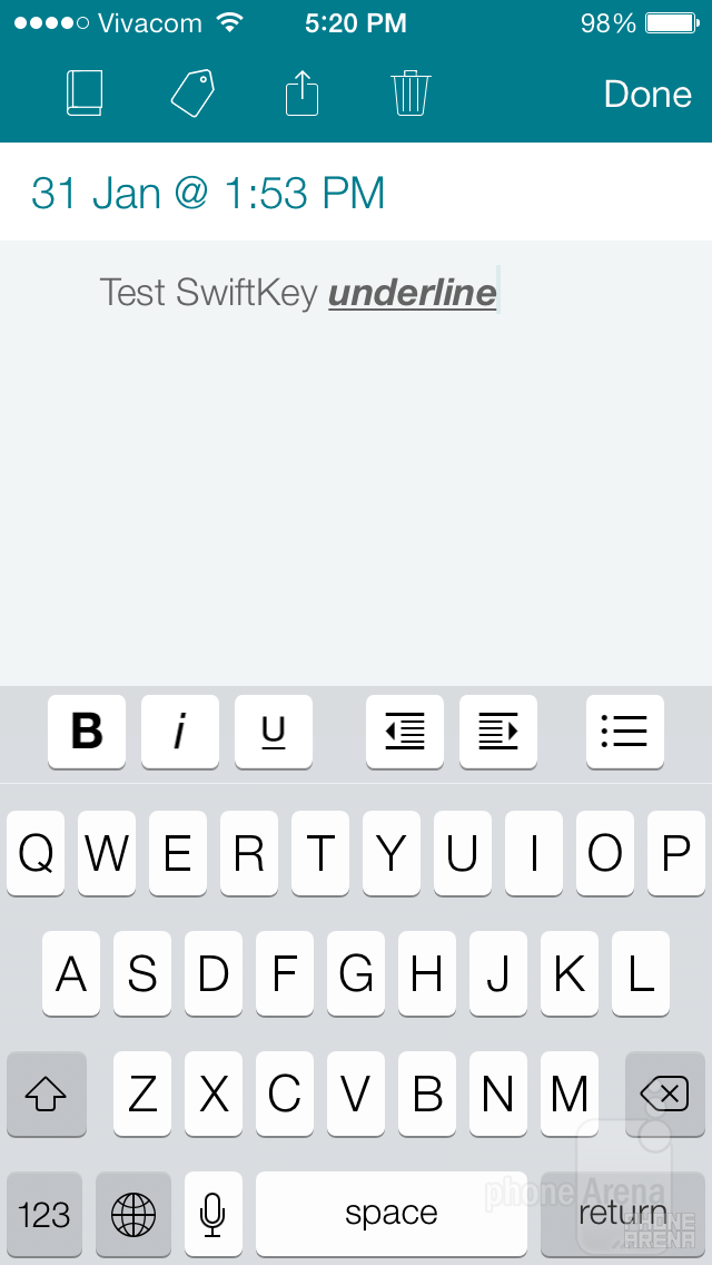 SwiftKey Note app review