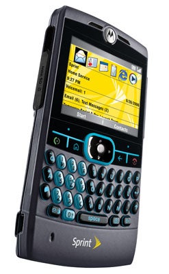 Sprint PCS gets slim black Motorola Q smartphone