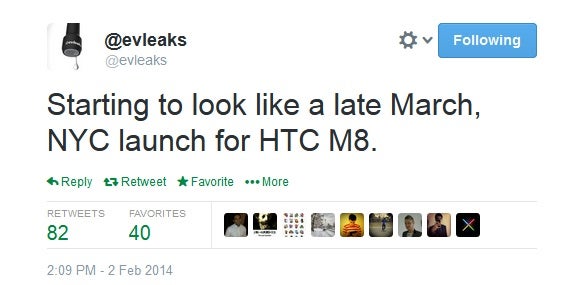 HTC M8 may be formally announced in late March at New York City event