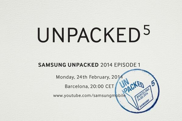 Samsung Unpacked event confirmed for February 24 at MWC 2014 - should we wait for a Galaxy S5 announcement?