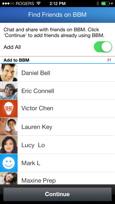 BBM for Android and iOS finally lets you ignore PINs