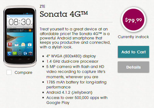 The ZTE Sonata 4G is now available from Aio - Three new smartphone models join the Aio lineup