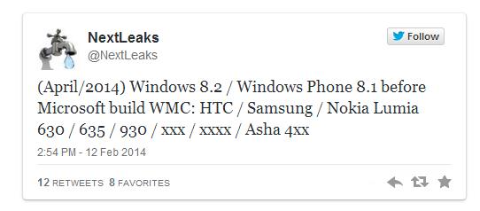 A bunch of new Lumias might be arriving with WP 8.1, including a global version of Verizon's Icon