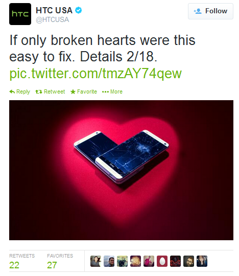 HTC&#039;s tweet hints at a new service to repair cracked screens - HTC tweet teases that a repair service is coming for cracked displays