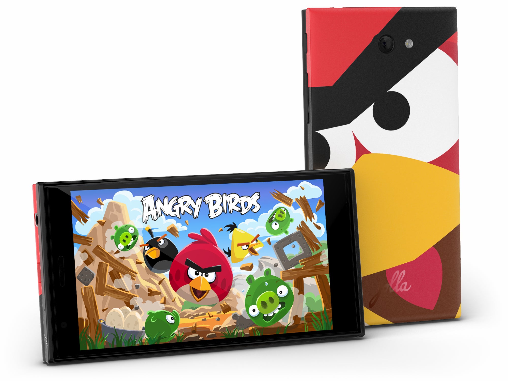 Angry Birds smart-cover - Sailfish OS global distribution, Android install, and Angry Birds smart-cover coming after March update