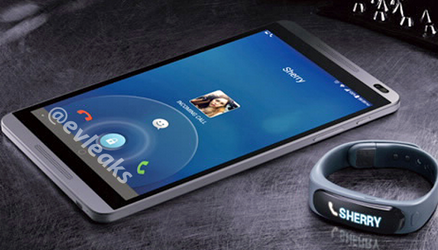 WOW-WEI says evleaks about his latest tweet - Image of mystery large-screened Huawei phone and smartwatch leak