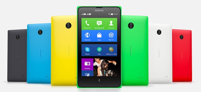 nokia x android phone white