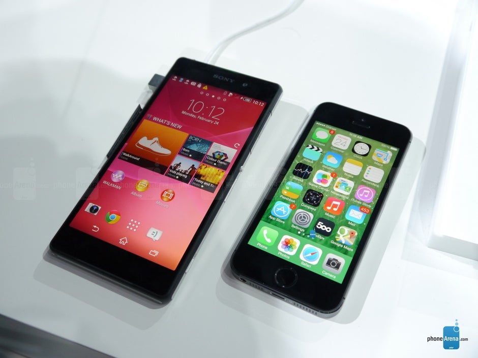 Sony Xperia Z2 vs iPhone 5s: first look - PhoneArena