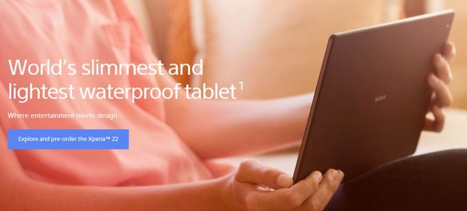 Sony Xperia Z2 Tablet prices start at $685 in Europe, 3-year warranty offered for €1