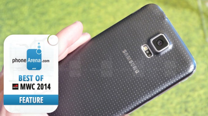 Best innovative feature of MWC 2014: built-in heart rate monitor on the Galaxy S5