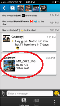 BBM users will soon get to share pictures during multi-person chats - Update to BBM will allow users to share pictures in multi-person chats