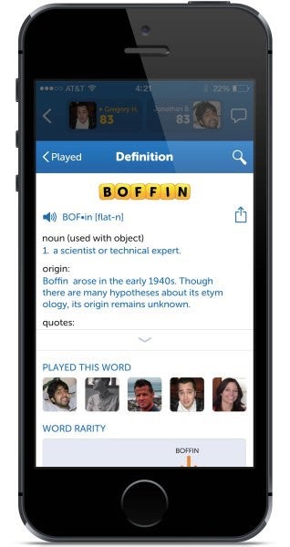 The New Words with Friends will include a new dictionary feature - Zynga making moves to bring more of its games to mobile