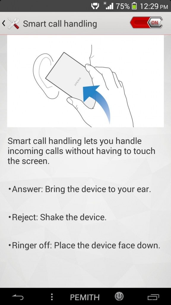 How to port the Xperia Z2 Smart call handling feature to the Z1 and Z1 Compact