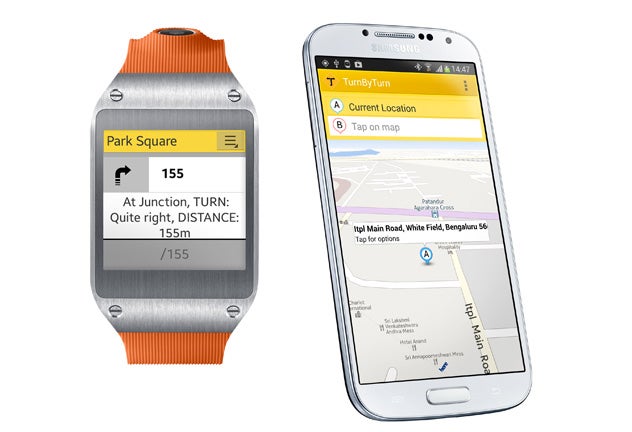 The Samsung Galaxy Gear gets HERE Maps support... in a way