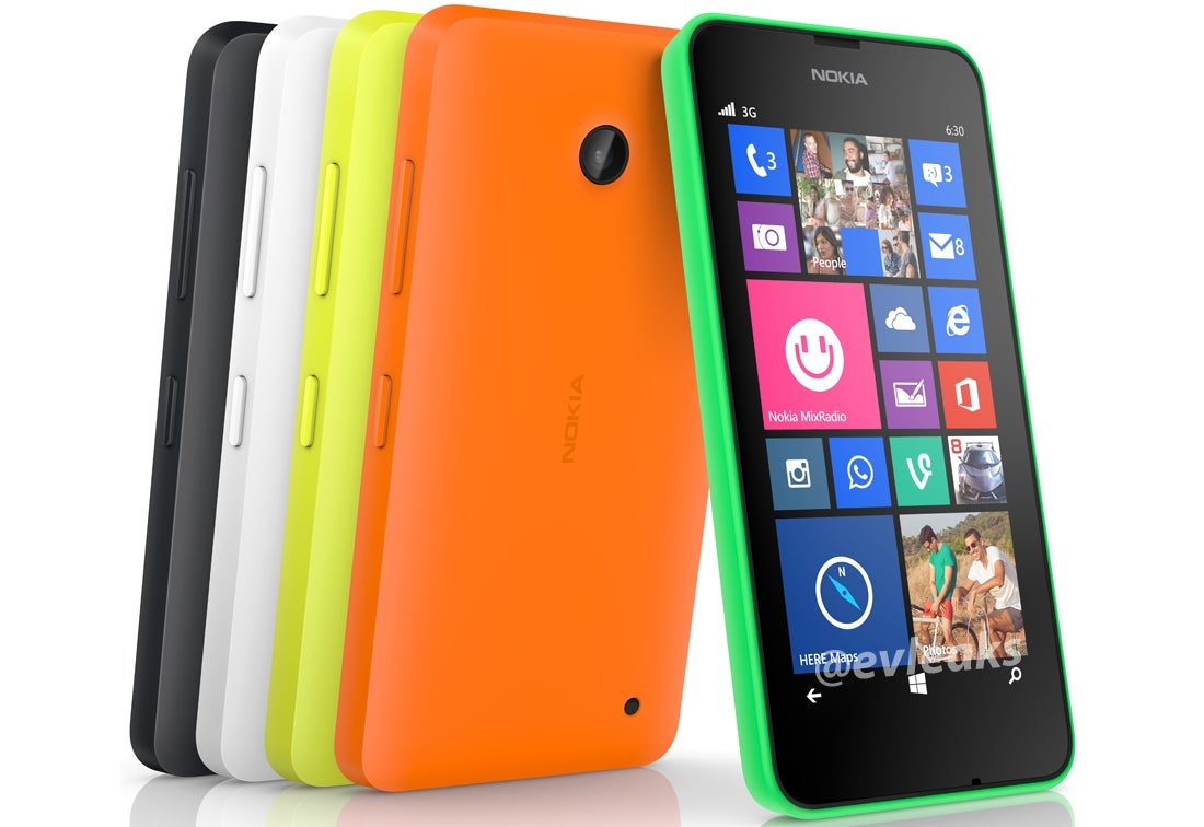 New Nokia Lumia 630 press render reveals five color versions