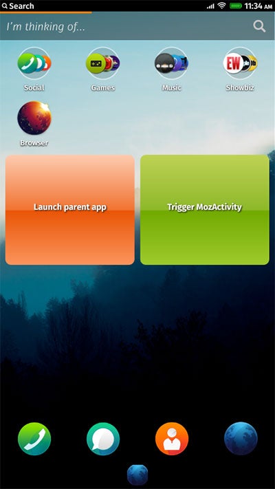 Sony builds widget-type functionality in Firefox OS