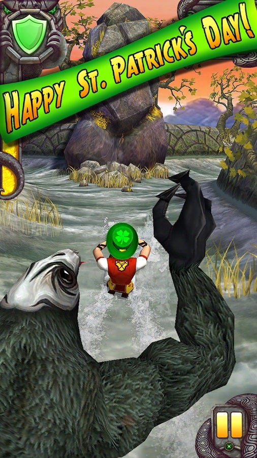 Temple Run 2 is already celebrating St. Paddy's with artifacts and a hat