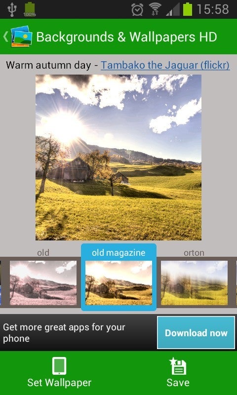 Wallpapers & Backgrounds HD for Android app review