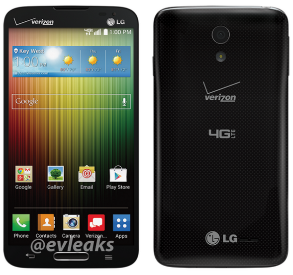 Tweet from @evleaks reveals the LG Lucid 3, from Verizon - Image of Verizon branded LG Lucid 3 (VS876) leaks