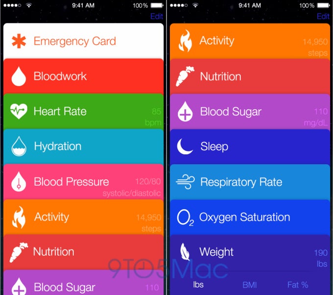 Apple Healthbook app leaks out: a health &amp; fitness tracking hub