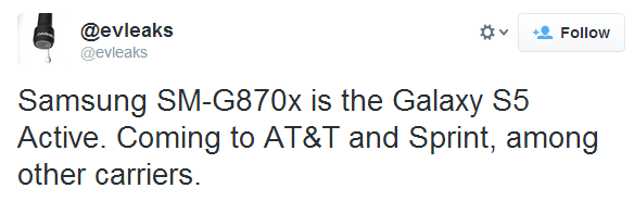 Rugged Galaxy S5 Active to dive into the AT&T pool