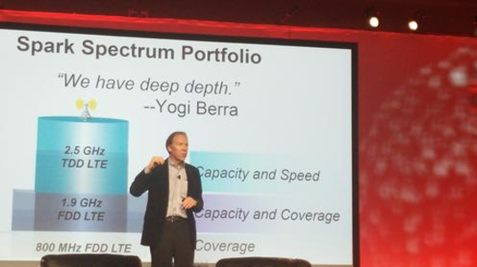 Sprint CEO Dan Hesse explains the future of Sprint's network. Note the quote from Yogi Berra on the slide - Hesse: Sprint HD Voice to be available nationwide this coming July