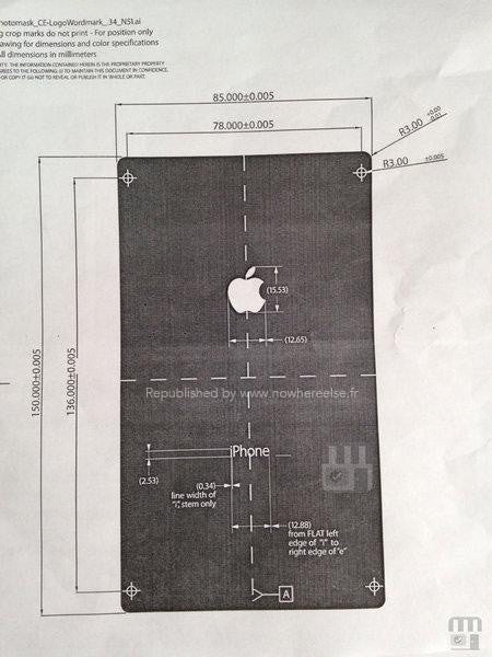 Different document shows radically different picture of the alleged next iPhone - iPhone 6 schematics leak out, putting the Apple rumor season in full gear