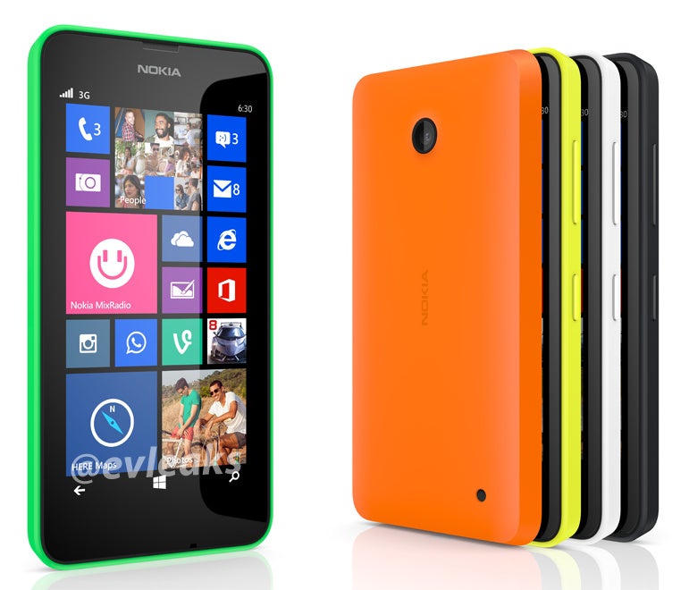 Nokia Lumia 630 leaks out in full clarity