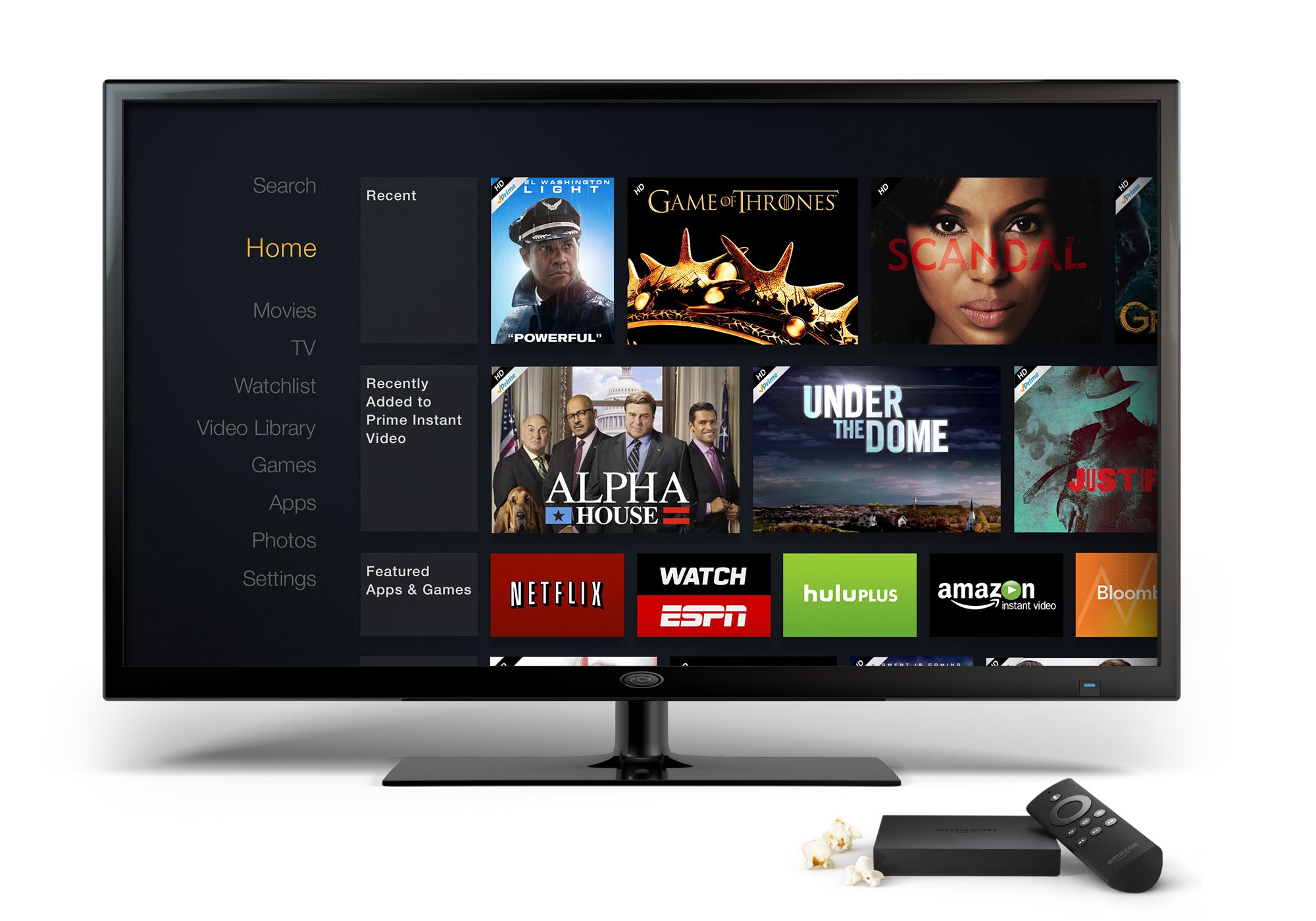 Amazon's FireTV $99 set-top box is looking to light up your living room