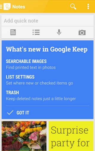 Google Keep receives new features with today&#039;s update - Google updates Google Play Newsstand, Movies &amp; TV, and more