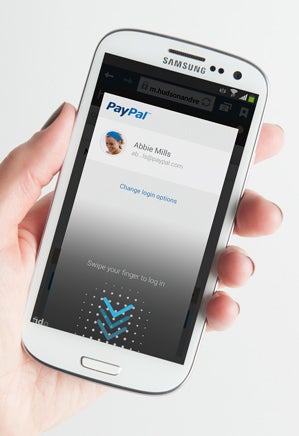 The Samsung Galaxy S5 is the first to support PayPal's new fingerprint-authorized payments