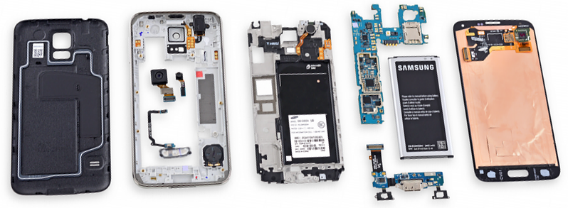 iFixit gives Samsung Galaxy S5 a repairability score of 5 (out of 10)