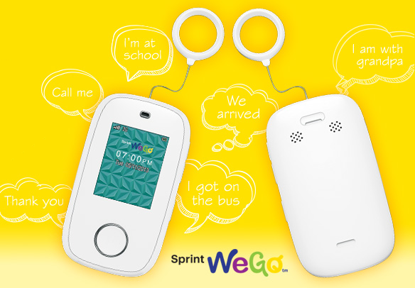 Sprint intros shatterproof WeGo phone for kids