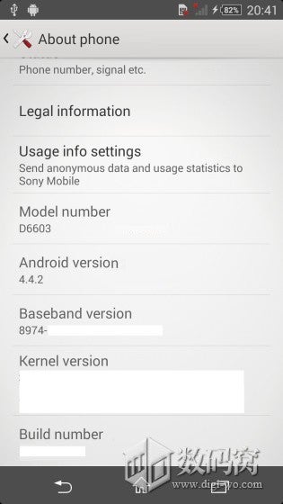 Unannounced Sony D6603 caught running Android KitKat, remains surrounded by mystery