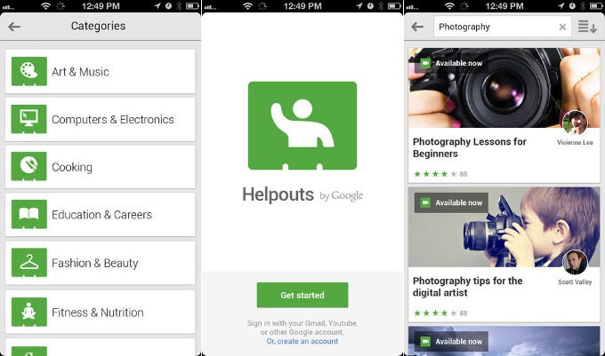 Helpouts arrives for iOS, connects you to expert help via video