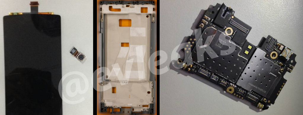 The OnePlus One&#039;s modules shamelessly exposed. - OnePlus One display and components leak, Xiaomi preparing a tablet for April 23 announcement?