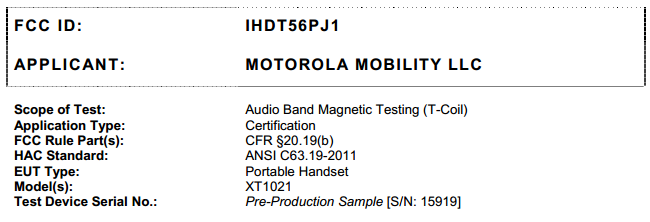 New, ultra-thin Motorola XT1021, XT1022 and XT1025 to be launched next month?