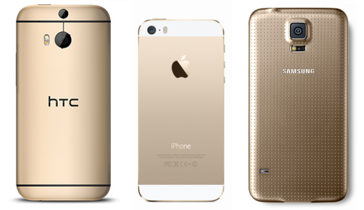 Gold-colored smartphones - hot or not?