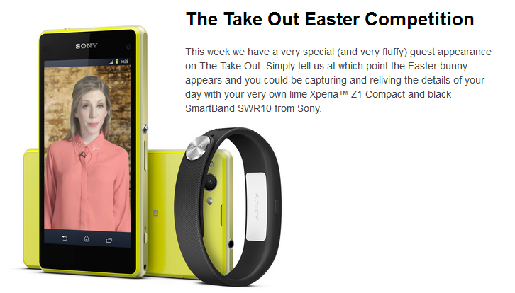 Win a Sony Xperia Z1 Compact and a Sony SmartBand SWR10 directly from the manufacturer - Win the Sony Xperia Z1 Compact and a Sony SmartBand SWR10 directly from Sony
