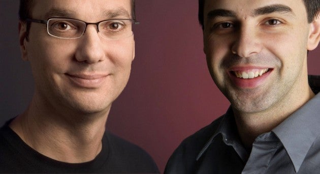 Android co-founder Andy Rubin (on the left) and Google&#039;s Larry Page - Did you know that Google spent just $50 million to buy Android?