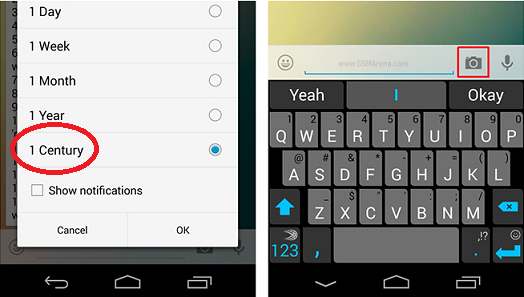 WhatsApp Android update allows you to silence a group for 100 years and send a quick snapshot to a contact - Update to Android version of WhatsApp lets you silence a group until the 22nd century