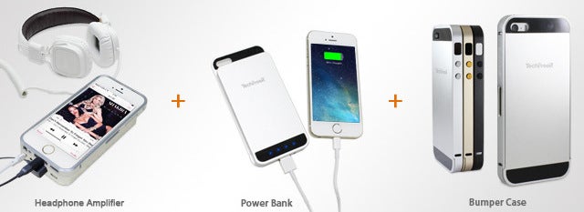 High-quality headphone amplifier for iPhone doubles as a 3600mAh power bank